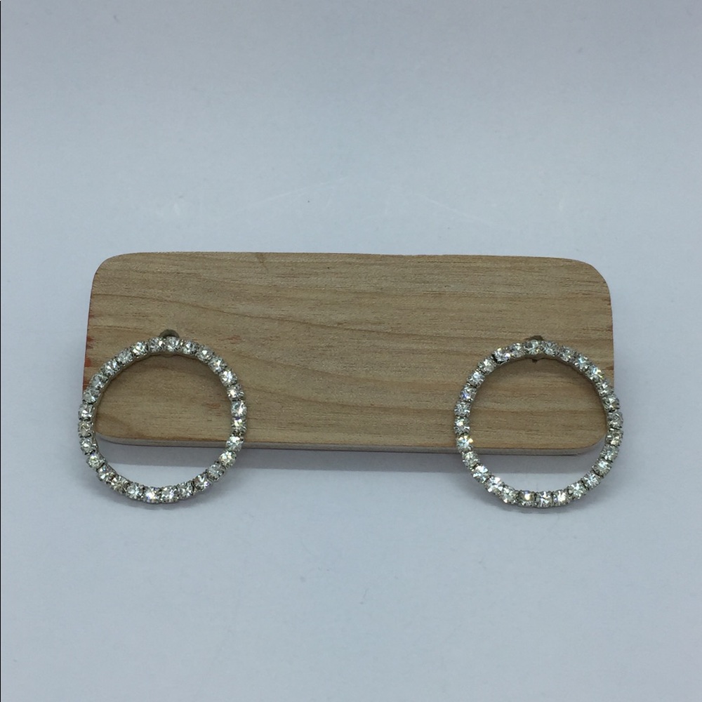 Eternity diamond earrings